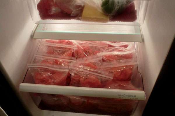 How long can you store a watermelon in the refrigerator, cut