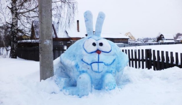 DIY snow bunny