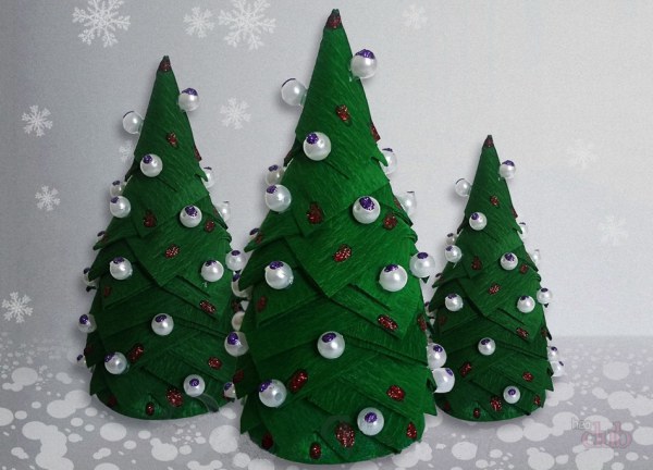 DIY Christmas tree for New Year