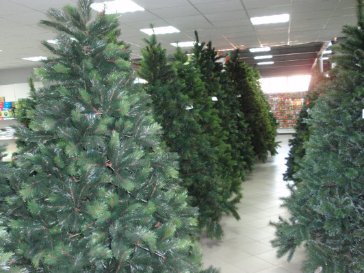 De quoi sont faits les arbres de Noël artificiels?