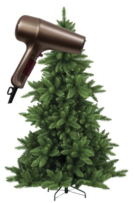 How to fluff up an artificial Christmas tree