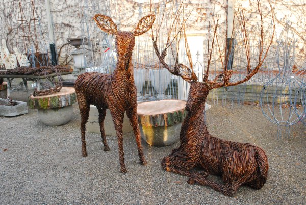 New Year's street home decoration deer